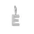 E' Alphabet Design American Diamond Pendant