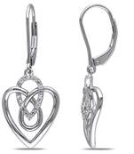 White Gold Plated Earring