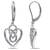 White Gold Plated Earring