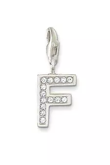 F' Alphabet Design American Diamond Pendant