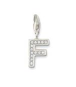 F' Alphabet Design American Diamond Pendant
