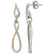 White Gold Plated Earring