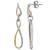 White Gold Plated Earring