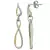 White Gold Plated Earring