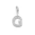 G' Alphabet Design American Diamond Pendant