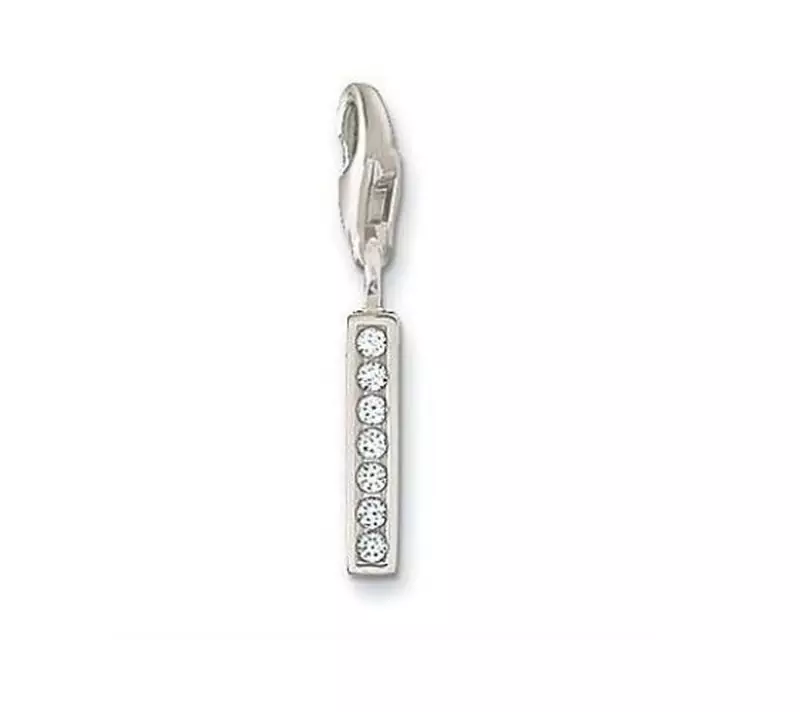 I' Alphabet Design American Diamond Pendant