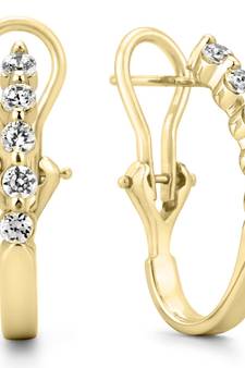 White Gold Plated Earring