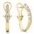 White Gold Plated Earring