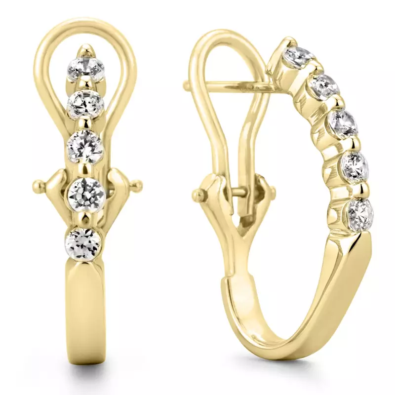 White Gold Plated Earring