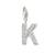 K' Alphabet Design American Diamond Pendant