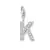 K' Alphabet Design American Diamond Pendant