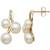 White Gold Plated Earring