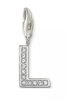 L' Alphabet Design American Diamond Pendant