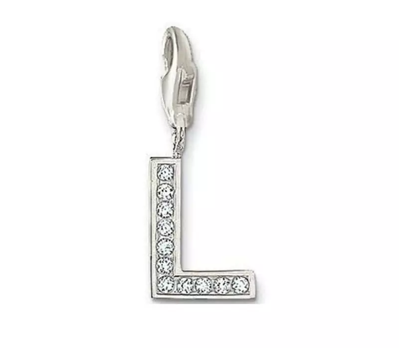 L' Alphabet Design American Diamond Pendant