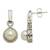 White Gold Plated Earring