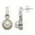 White Gold Plated Earring