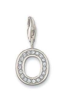 O' Alphabet Design American Diamond Pendant