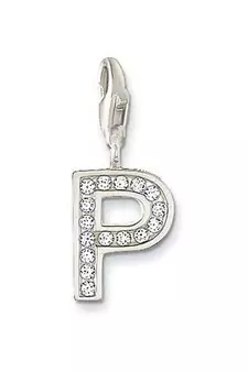 P' Alphabet Design American Diamond Pendant