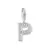 P' Alphabet Design American Diamond Pendant