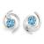 White Gold Plated Earring