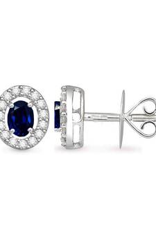 White Gold Plated Earring