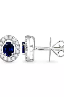 White Gold Plated Earring