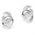 White Gold Plated Earring