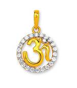 Om Design American Diamond Pendant