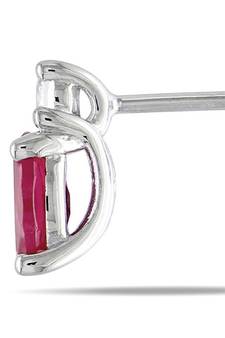 White Gold Plated Earring