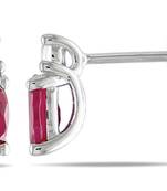 White Gold Plated Earring