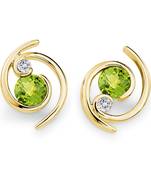 White Gold Plated Earring