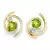 White Gold Plated Earring