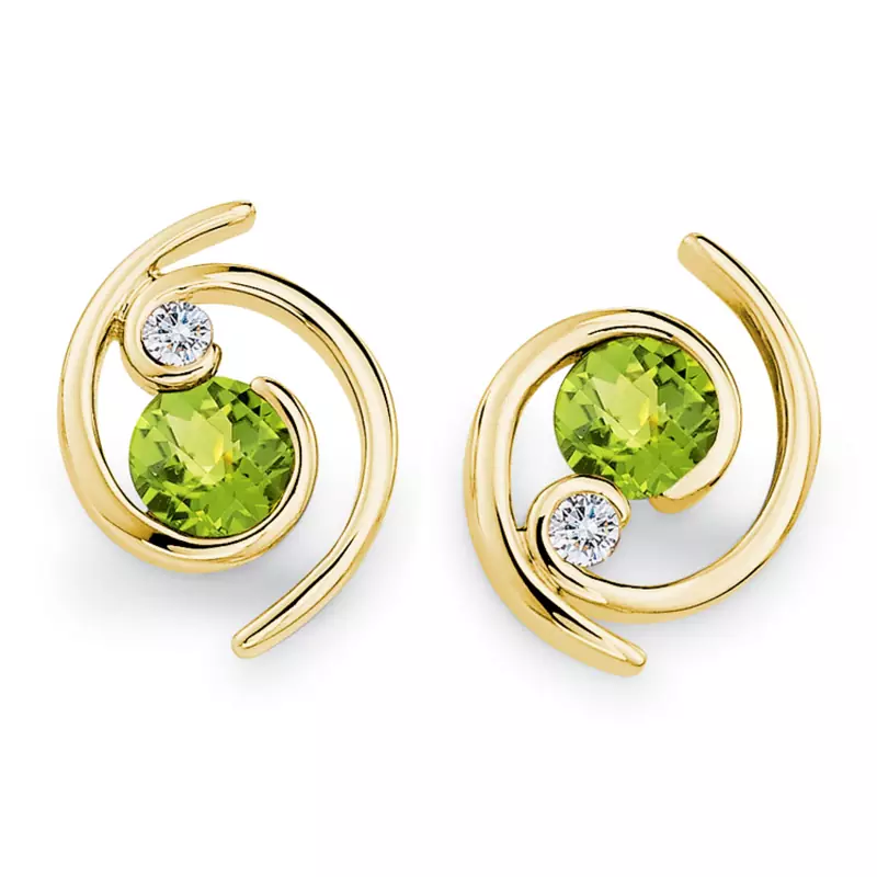 White Gold Plated Earring