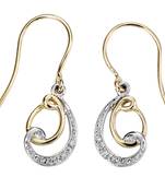 White Gold Plated Earring