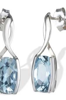 White Gold Plated Earring