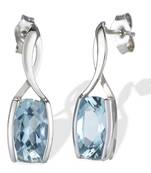 White Gold Plated Earring