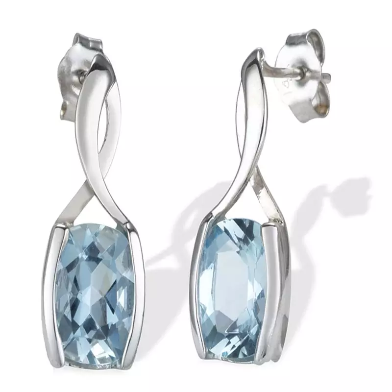 White Gold Plated Earring