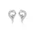 White Gold Plated Earring