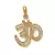 Solitiare Om Design American Diamond Pendant
