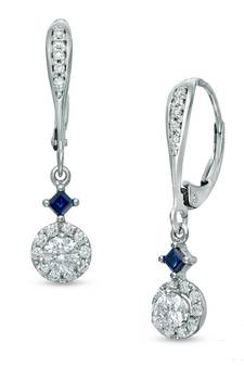 White Gold Plated Earring
