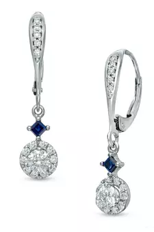 White Gold Plated Earring