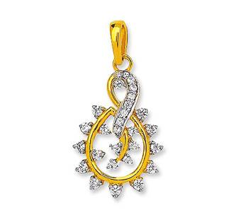 Fashionable Design Diamond Pendant 1