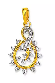 Fashionable Design Diamond Pendant
