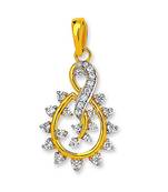 Fashionable Design Diamond Pendant