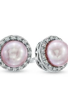 White Gold Plated Earring