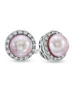 White Gold Plated Earring