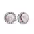 White Gold Plated Earring