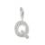 Q' Alphabet Design American Diamond Pendant
