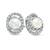 White Gold Plated Earring