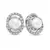 White Gold Plated Earring